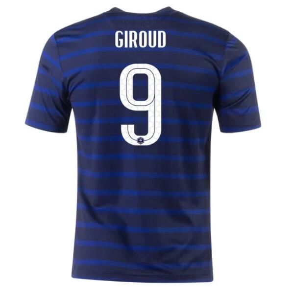 2020 Euro France Home Kit Soccer Jersey OLIVIER GIROUD #9